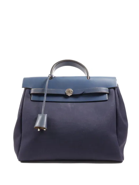 Hermès Pre-Owned Herbag canvas leather backpack