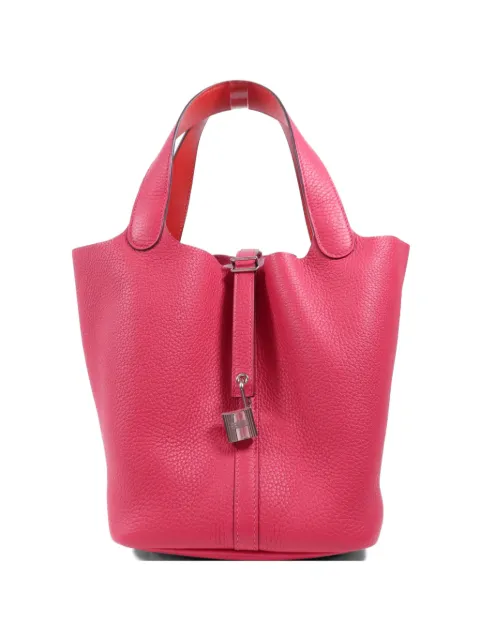 Hermès Pre-Owned MM Picotin leather tote bag