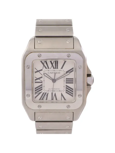 Cartier pre-owned Santos 100 38mm watch