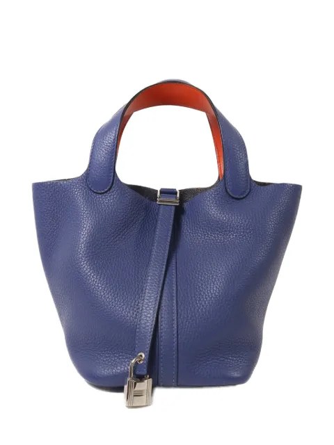 Hermès Pre-Owned PM Picotin Lock leather tote bag