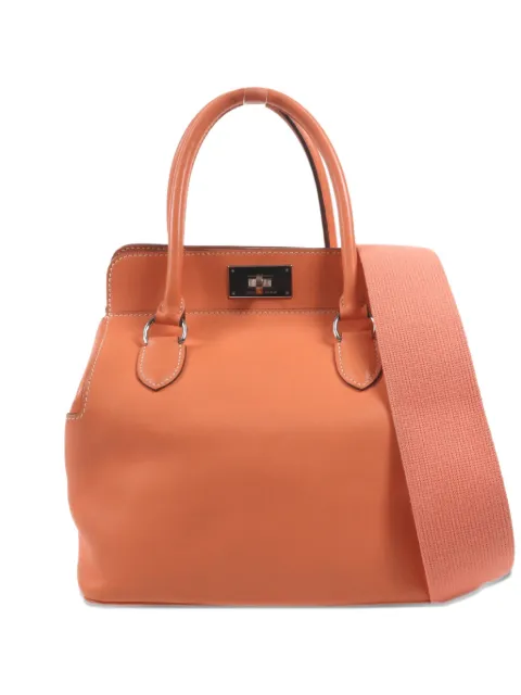 Hermès Pre-Owned 20 Toolbox leather tote bag