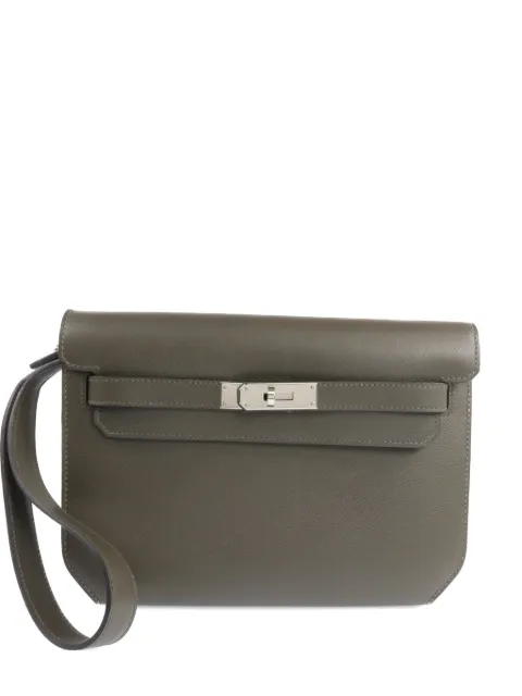 Hermès Pre-Owned 25 Kelly Depeches leather clutch bag
