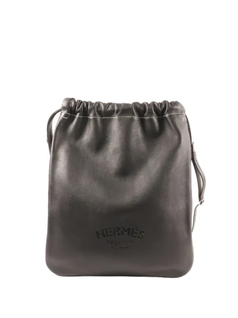 Hermès Pre-Owned Bridado leather backpack