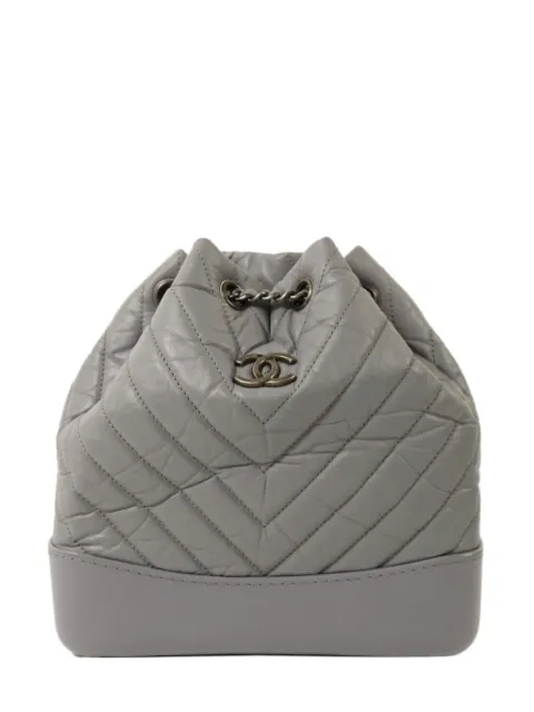 CHANEL Pre-Owned Gabrielle chevron-quilted backpack
