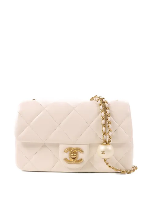 CHANEL Pre-Owned CC diamond quilted leather shoulder bag