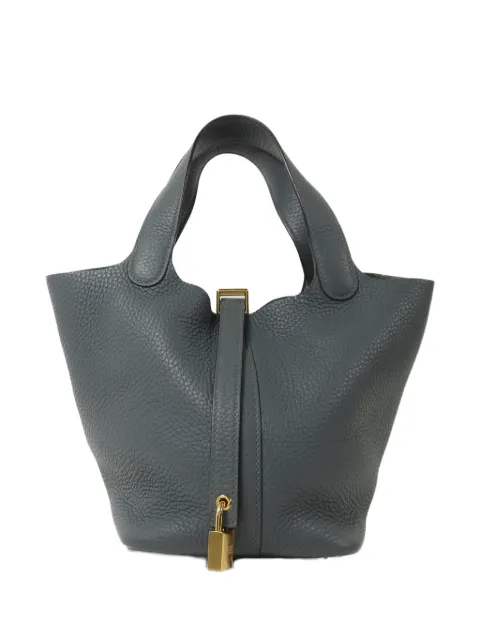 Hermès Pre-Owned PM Picotin padlock-detail tote bag