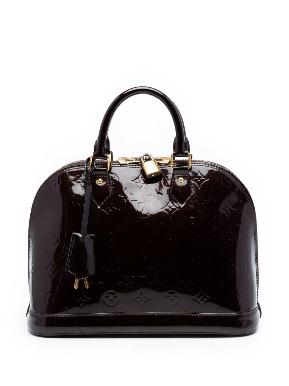 Louis Vuitton Pre-Owned 2011 Monogram Vernis Alma PM Handtasche - Violett