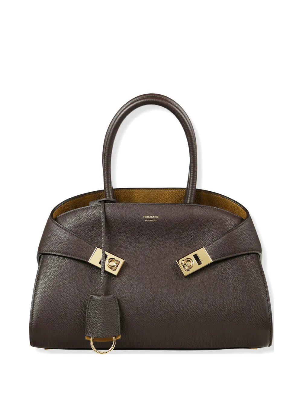 Ferragamo M Hug Gancini tote bag - Braun