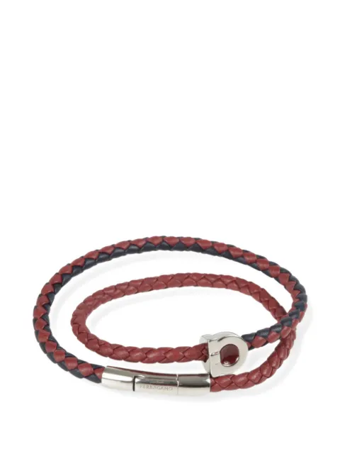 Ferragamo Pulseira Gancini trançada