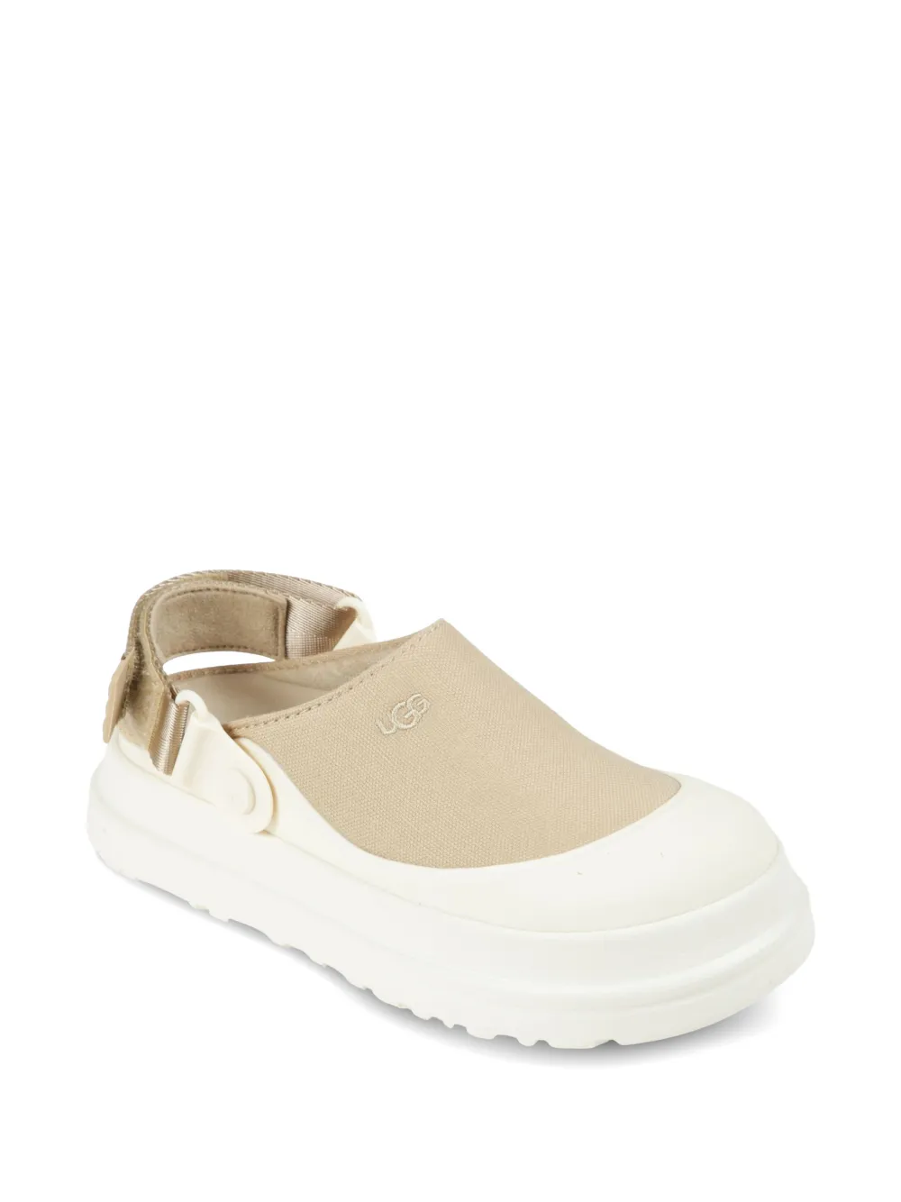 UGG GoldenGlow touch-strap mules Beige