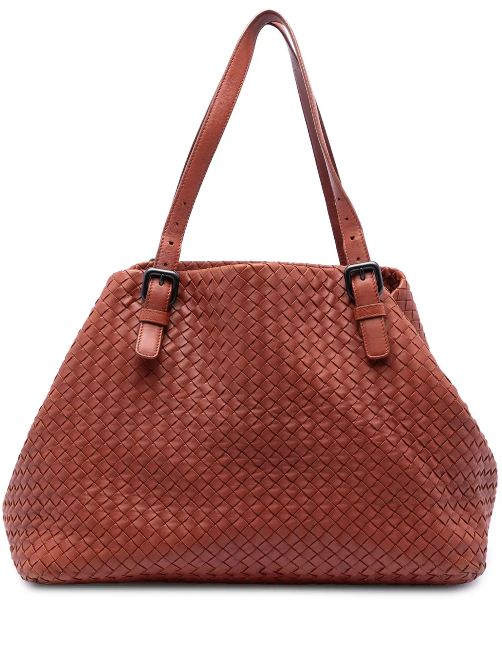 Bottega Veneta Pre-Owned 2011 Large Nappa Intrecciato Cesta tote bag - Rosso