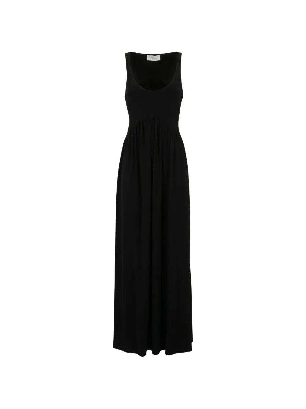 Sportmax maxi cut-out jersey dress - Nero