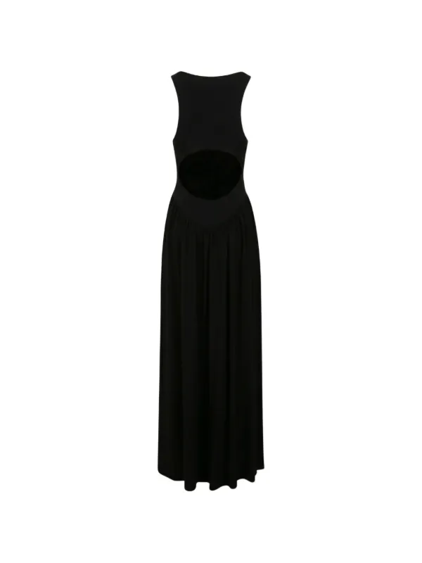 sportmax black dress SPORTMAX dress in stretch fabric