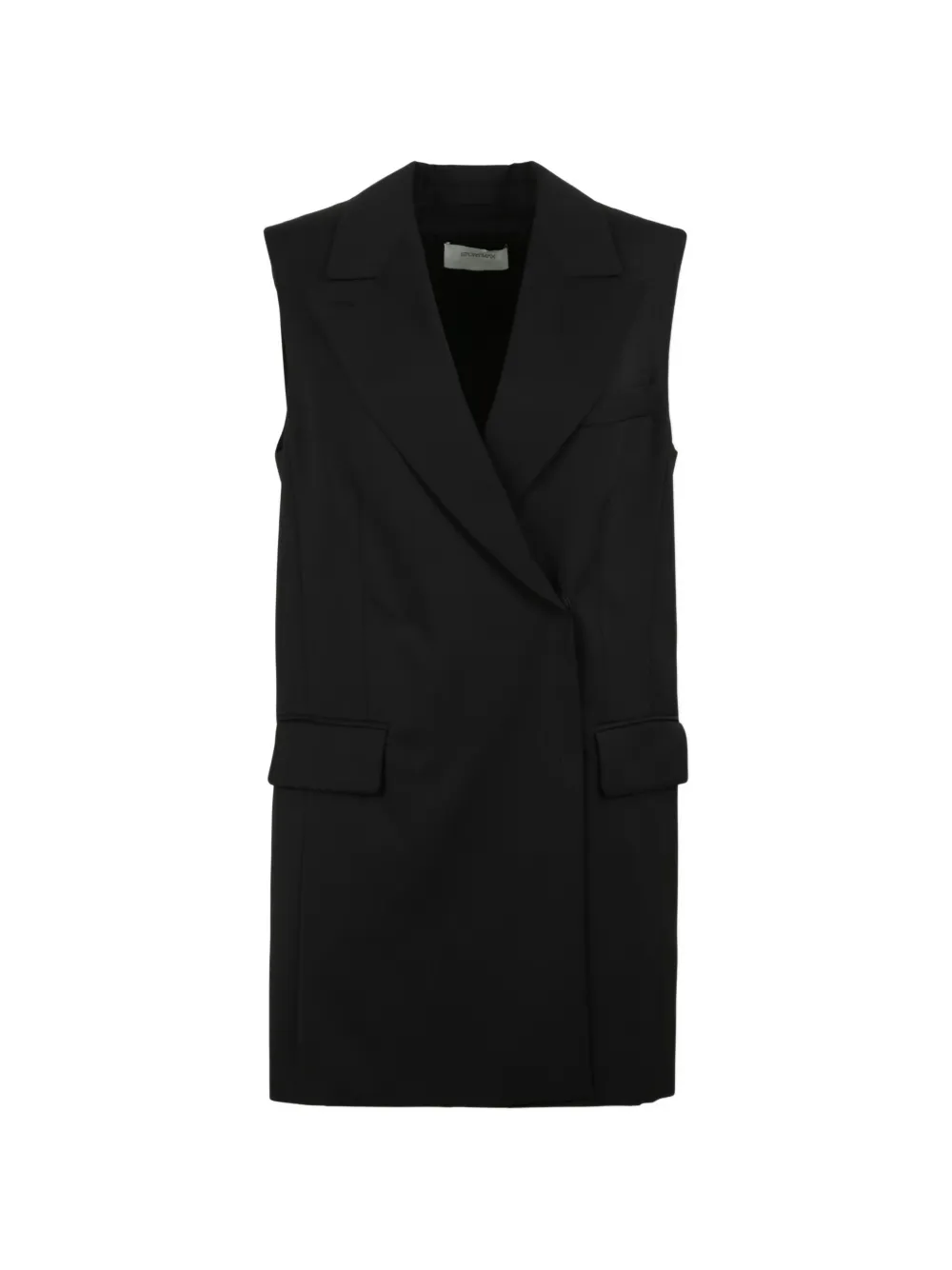 Sportmax Albero sleeveless blazer - Nero