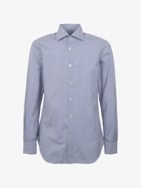 Kiton camisa manga larga con motivo de rayas