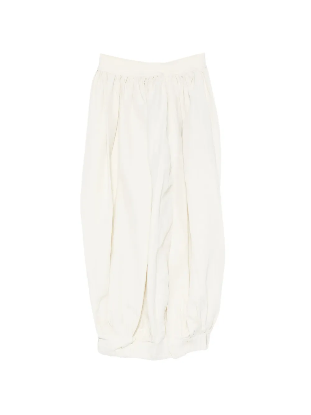 Uma Wang Gwen balloon-hem maxi skirt - Weiß