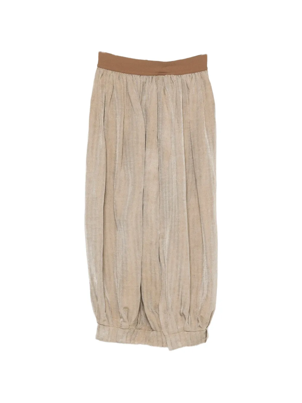 Uma Wang Gwen balloon-hem maxi skirt - Marrone