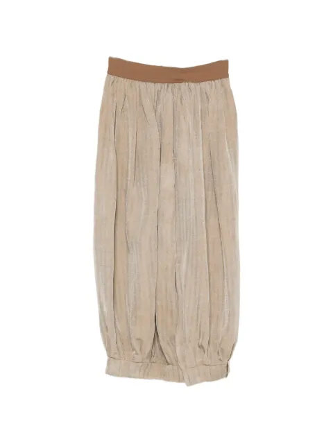 Uma Wang Gwen balloon-hem maxi skirt