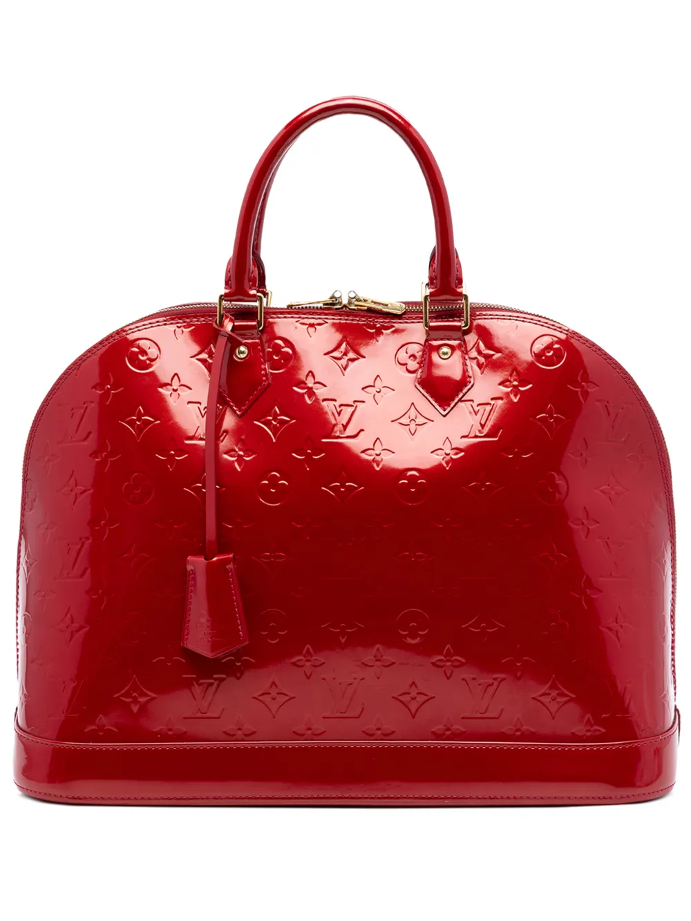 Louis Vuitton Pre-Owned 2008 Monogram Vernis Alma GM handbag - Rosso