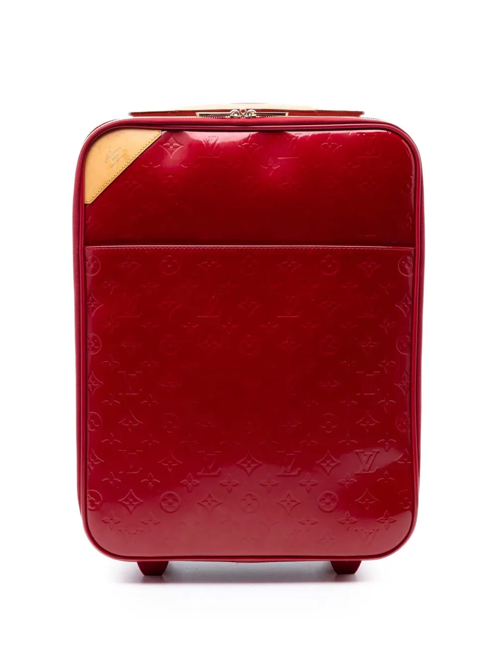 Louis Vuitton Pre-Owned 2008 Monogram Vernis Pegase 45 travel bag - Red