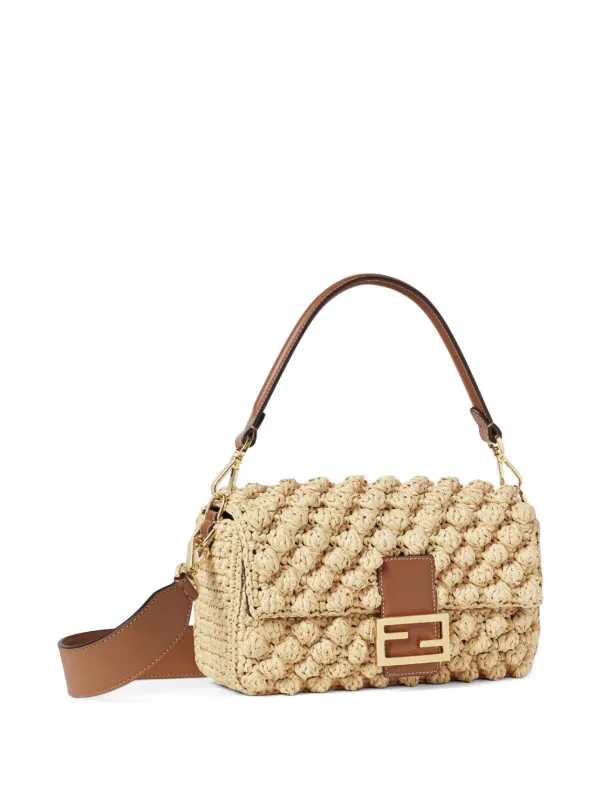 FENDI ミディアム バゲット ショルダーバッグ | ニュートラル