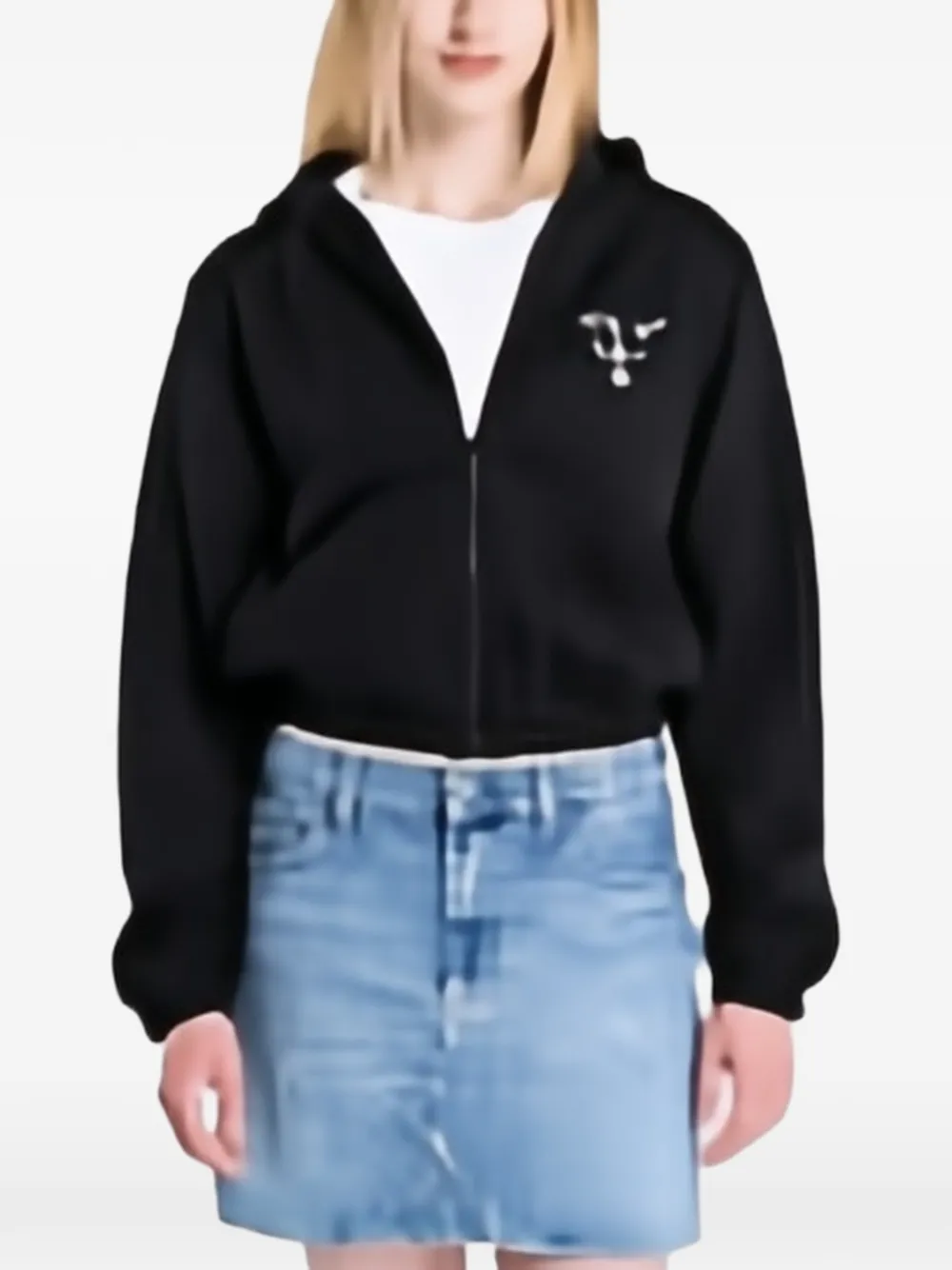 GUESS USA Roberta Hoodie mit Logo-Print - Schwarz