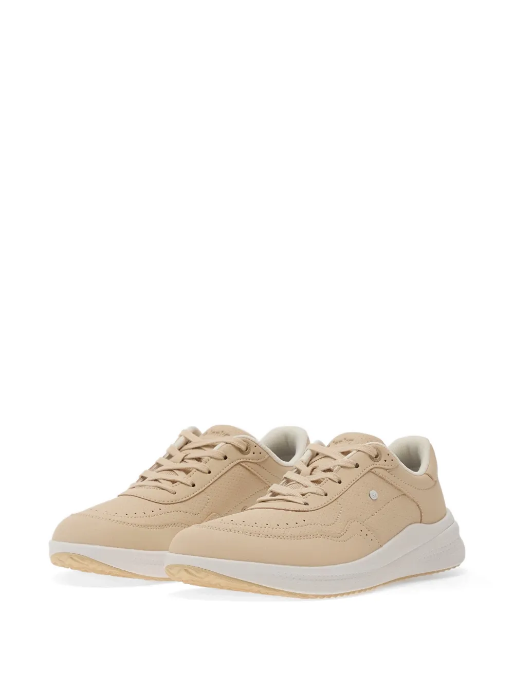 Be Lenka Sydney lace-up panelled sneakers Beige