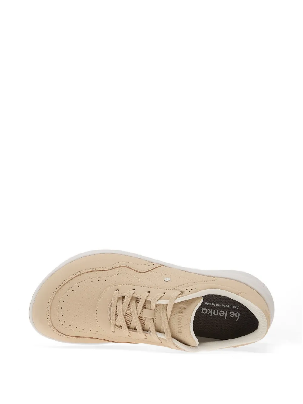 Be Lenka Sydney lace-up panelled sneakers Beige