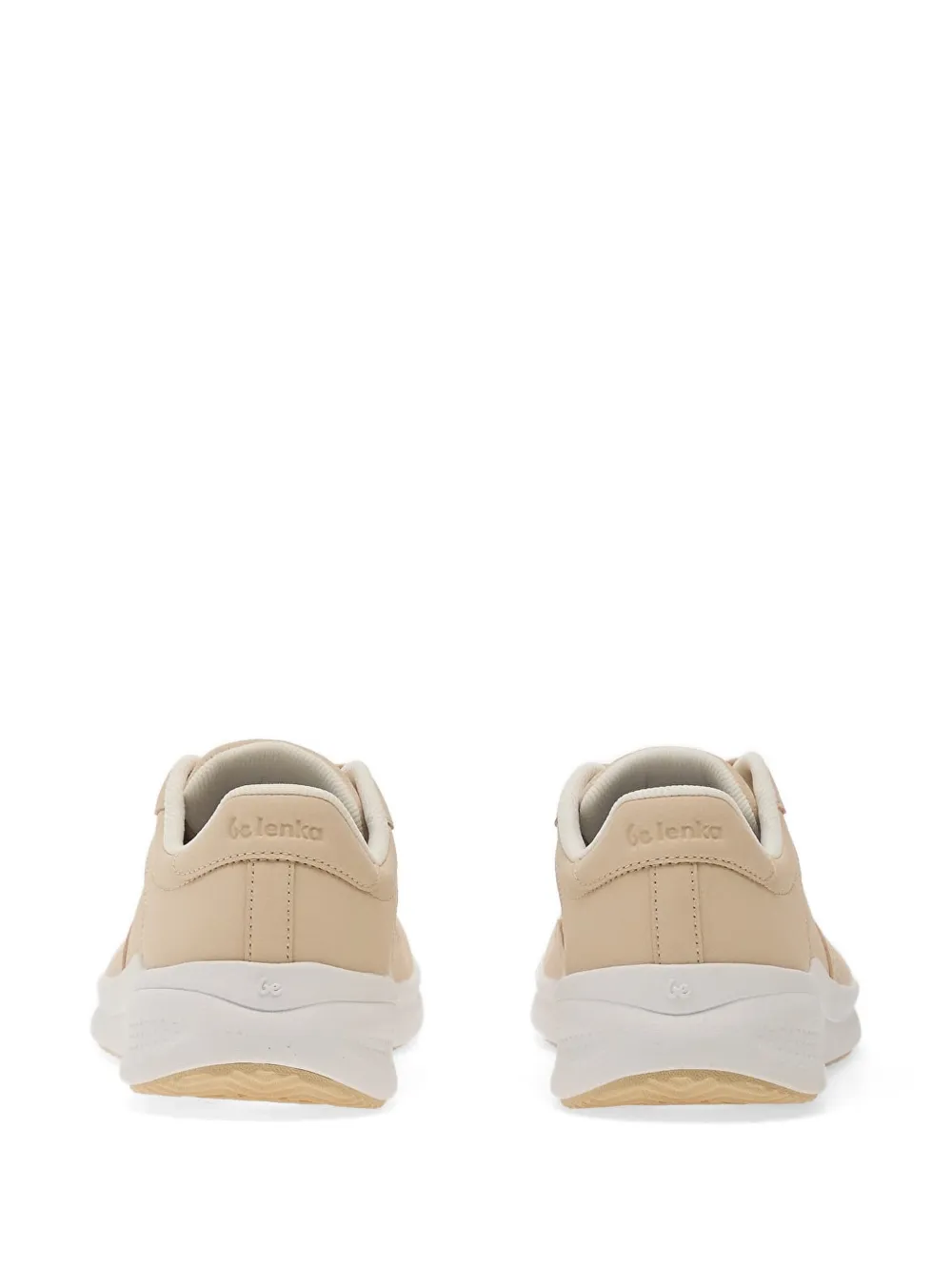 Be Lenka Sydney lace-up panelled sneakers Beige