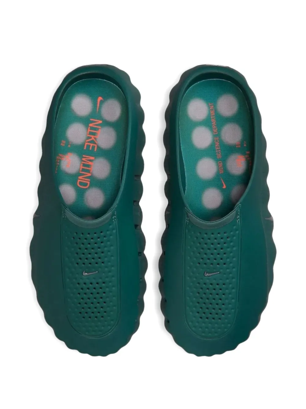 Nike Mind 001 perforated slides Groen