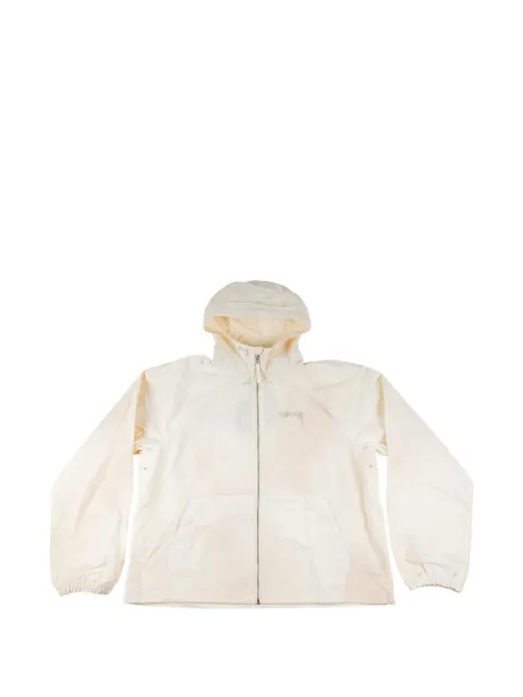 Stüssy Beach Shell wave-dye hooded jacket