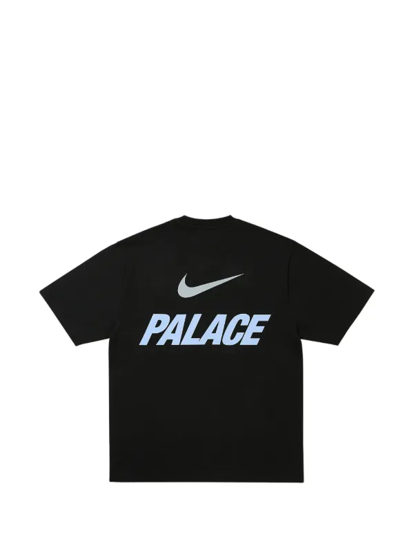 Palace x Nike logo-print T-shirt | Black | FARFETCH MY