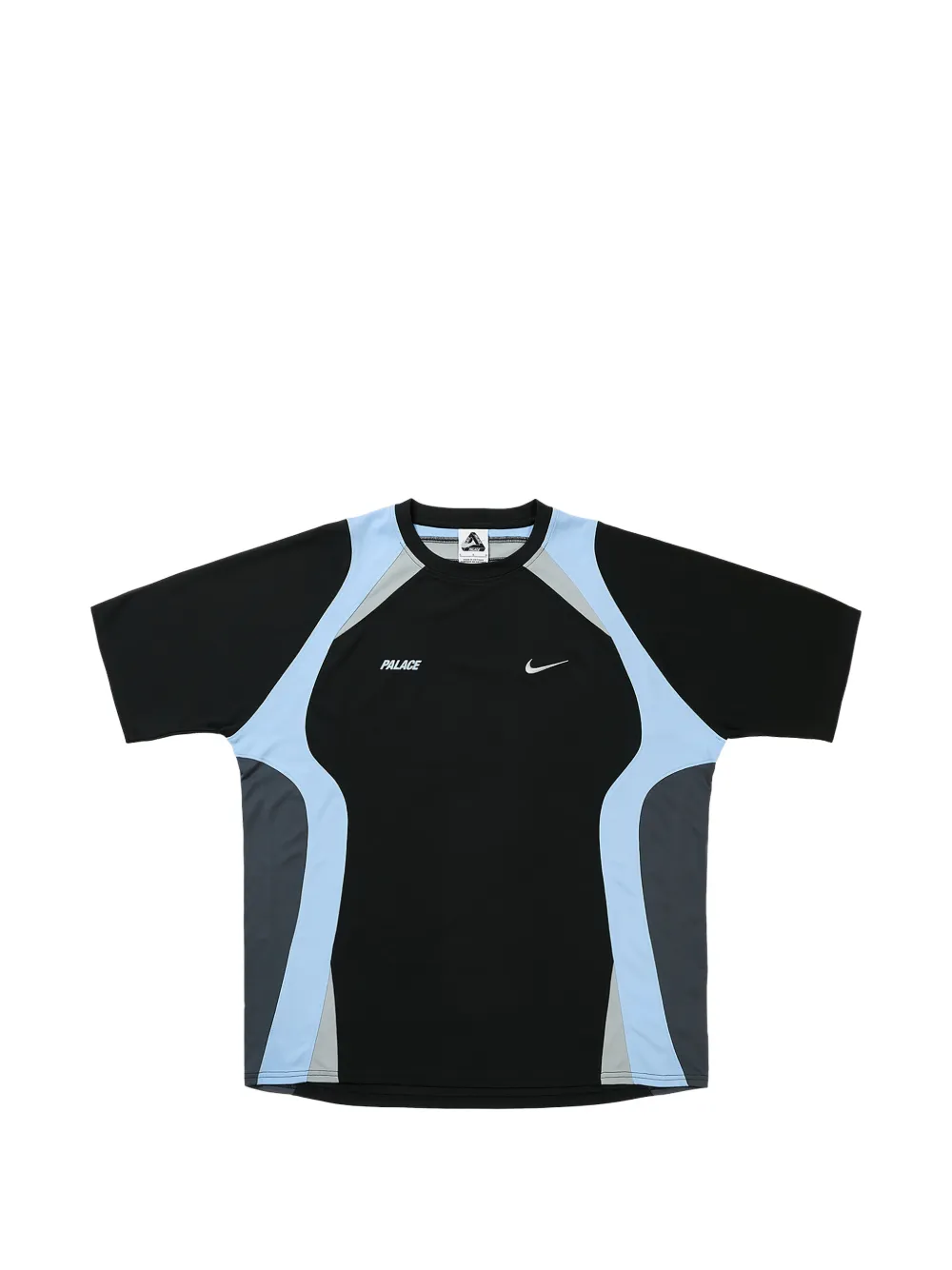 Palace x Nike panelled logo-print T-shirt - Nero