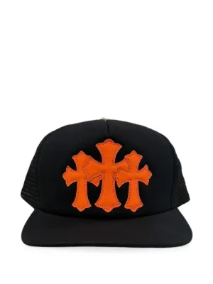 Chrome Hearts cross-patch Baseball Hat | Black | FARFETCH RO