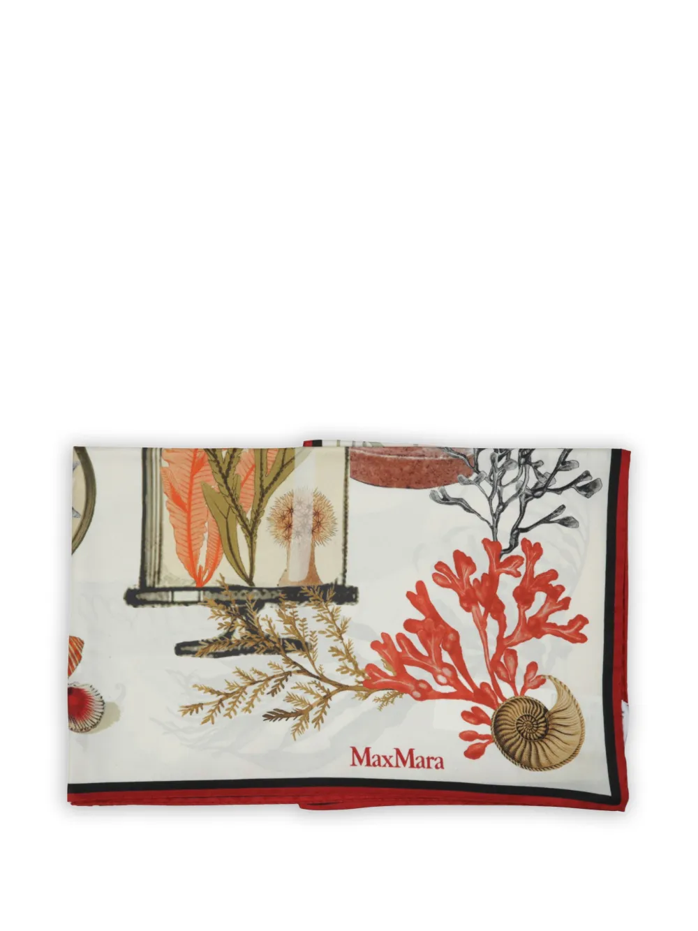 Max Mara printed silk scarf - Toni neutri