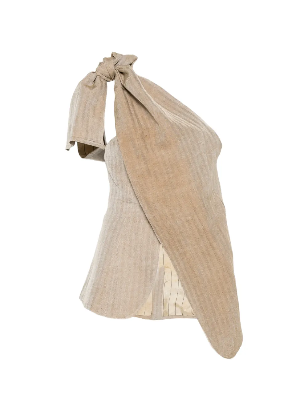 Uma Wang Kaeen one-shoulder waistcoat - Braun