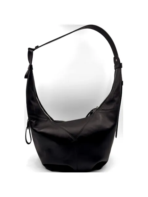 Bonastre S Bow panelled leather shoulder bag