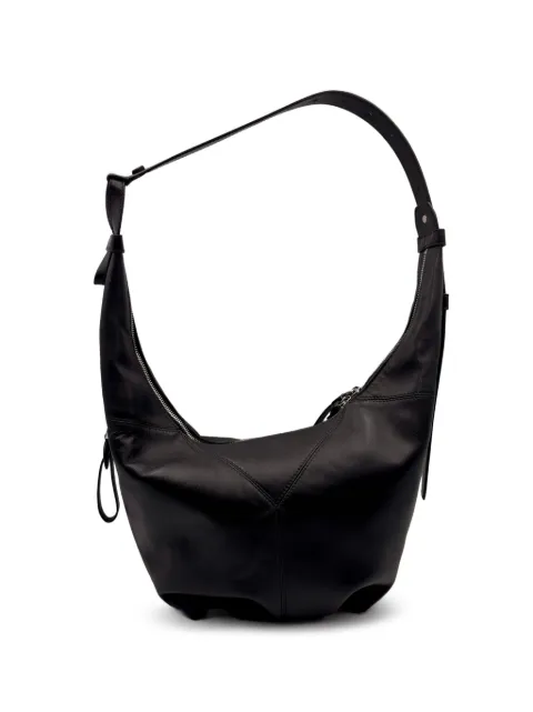 Bonastre S Bow panelled leather shoulder bag