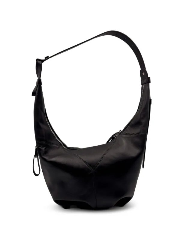 Bonastre S Bow パネル レザーショルダーバッグ | ブラック | FARFETCH JP