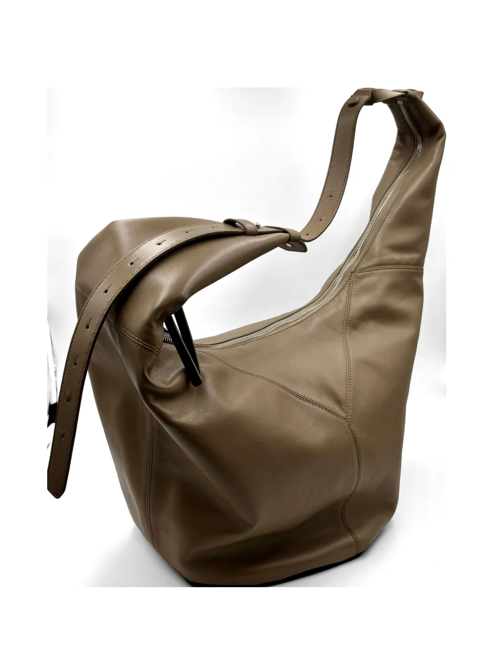 Bonastre Bow leather shoulder bag - Toni neutri