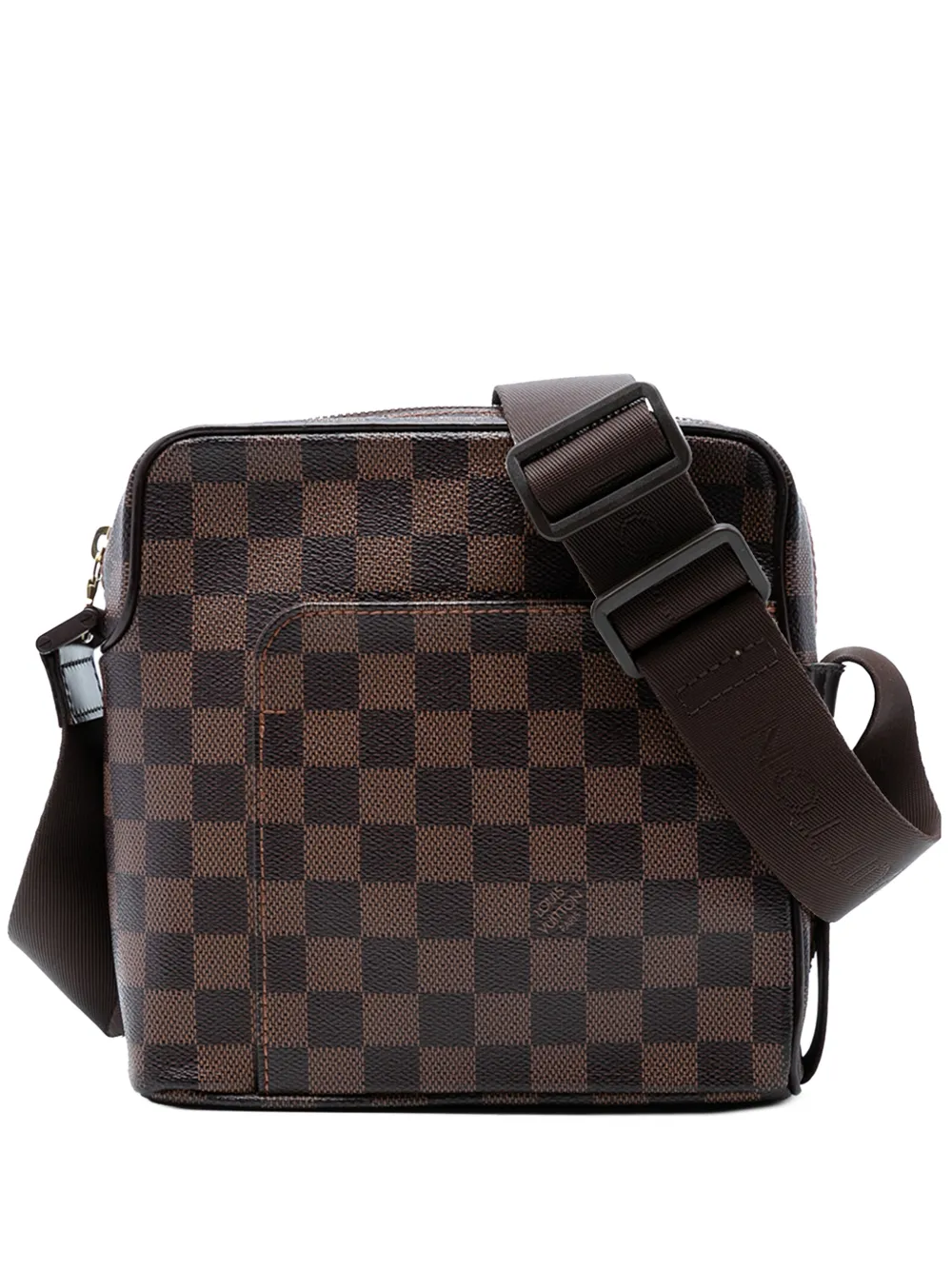 Louis Vuitton Pre-Owned 2009 Damier Ebene Olav PM crossbody bag - Brown