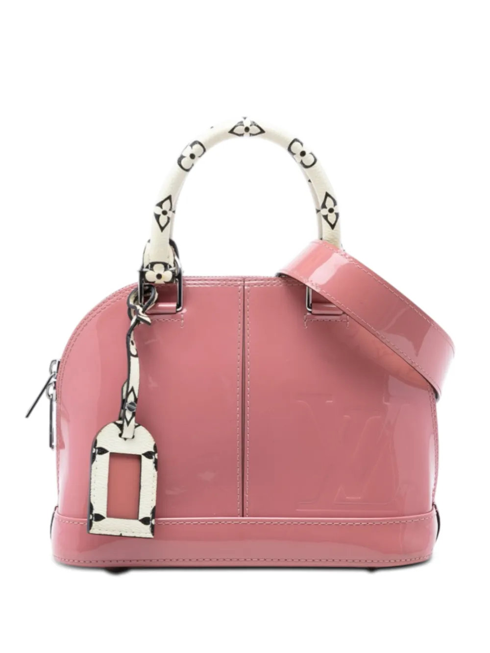 Louis Vuitton Pre-Owned 2017 Vernis Miroir Alma BB satchel - Pink
