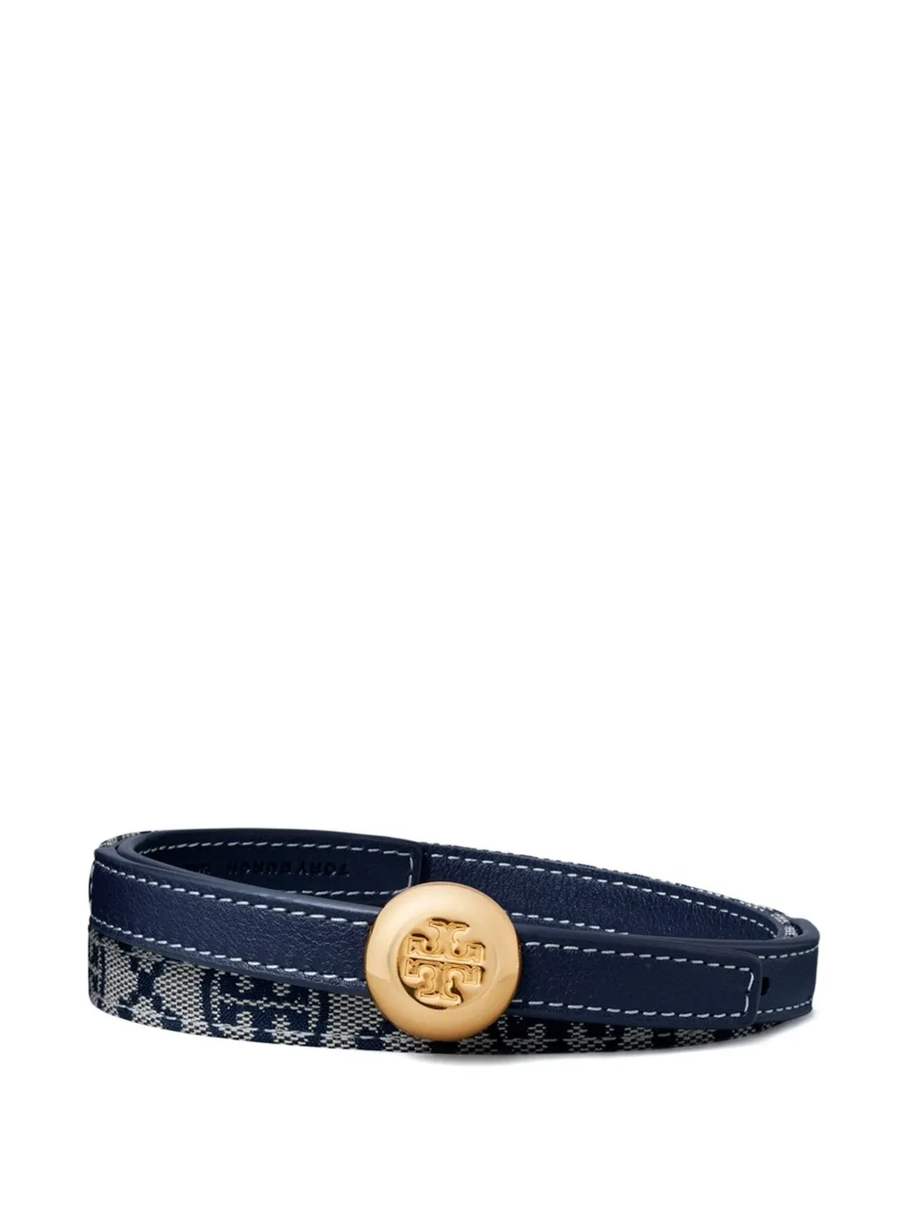 Tory Burch Cintura reversibile Romy - Blu