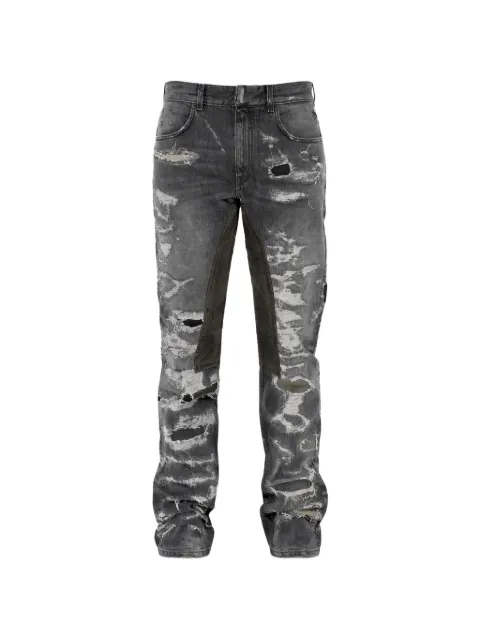 Givenchy distressed patched jeans