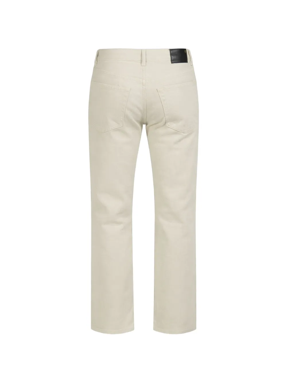R13 Jeans met riemlussen en zak Beige
