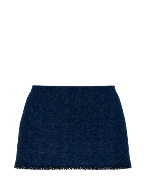 Givenchy minifalda con dobladillo deshilachado