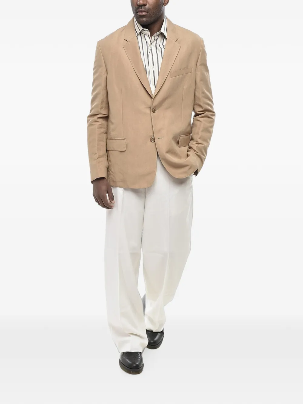 Givenchy Blazer met enkele rij knopen Beige