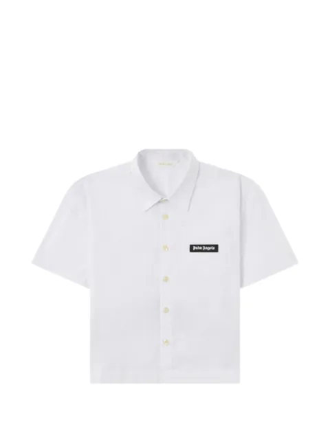 Palm Angels Kids logo-print short-sleeve shirt