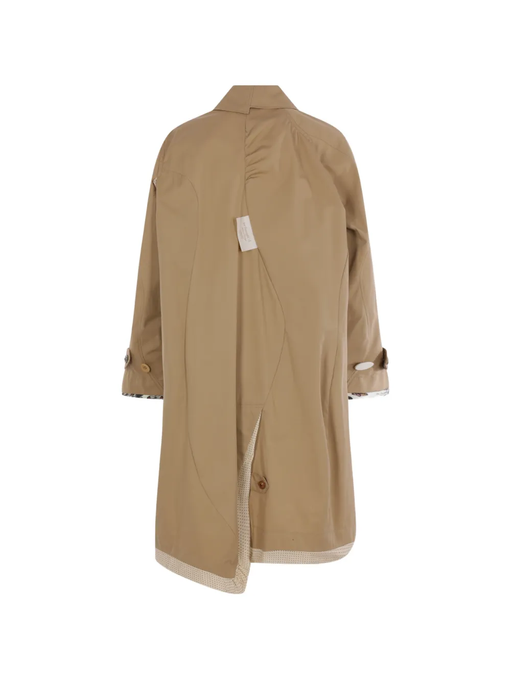 Undercover Asymmetrische trenchcoat Beige