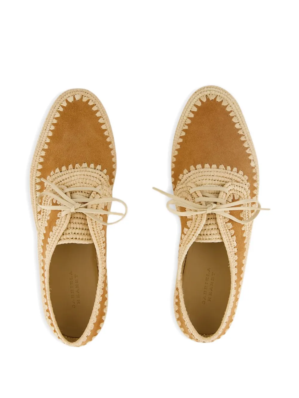 Gabriela Hearst x Clergerie Miguel derby veterschoenen Bruin
